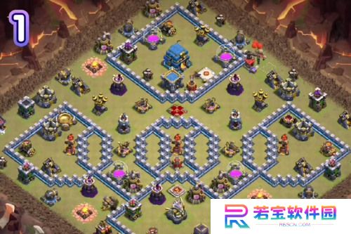 部落冲突12本最强布阵(可复制) 2025部落冲突12本最强布阵复制链接