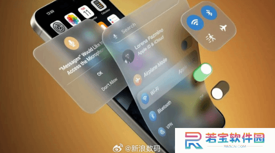 苹果iOS 19外观重大变革！半透明元素 更具层次感