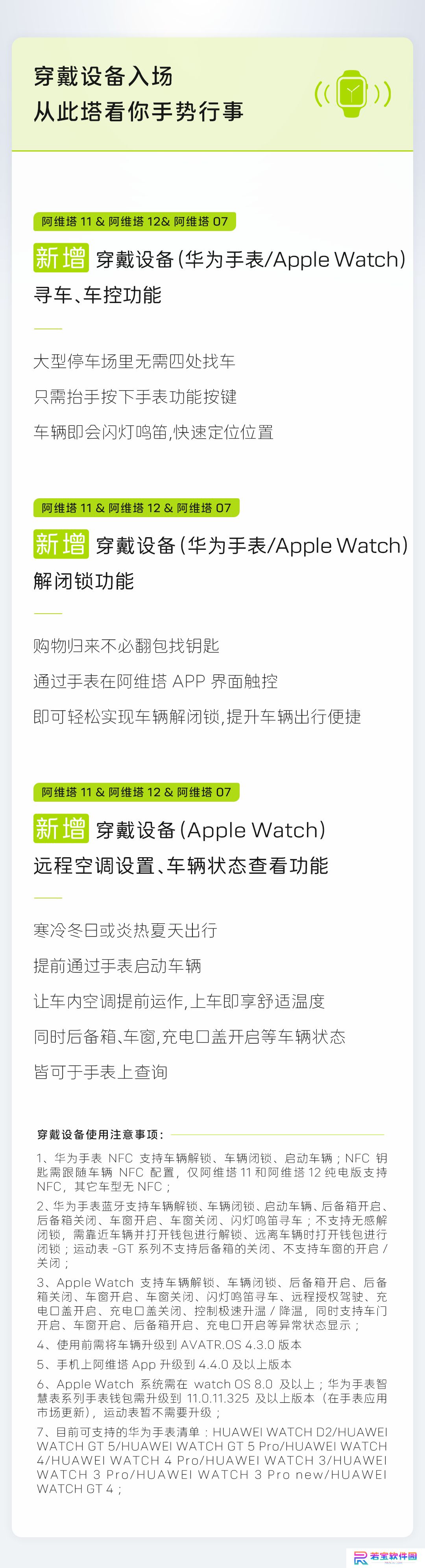 阿维塔 OS 4.3.0 版本上线：新增华为手表、苹果 Apple Watch 车控功能